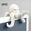 Marine Life Collectibles 3D Printed Octopus Figurine Cute Animal Sculpture for Office Desk Ornaments Computer Monitor Decor Shelf Ornament,