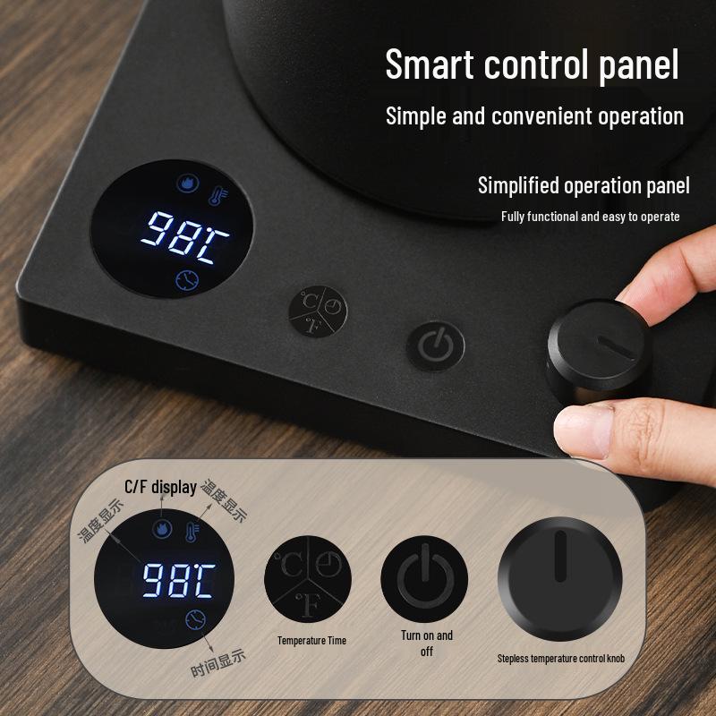 Intelligent Electric Kettle with Narrow Spout & 304 Stainless Steel