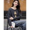 Mokana Women's Urban Casual Cartoon Bear Sweater
