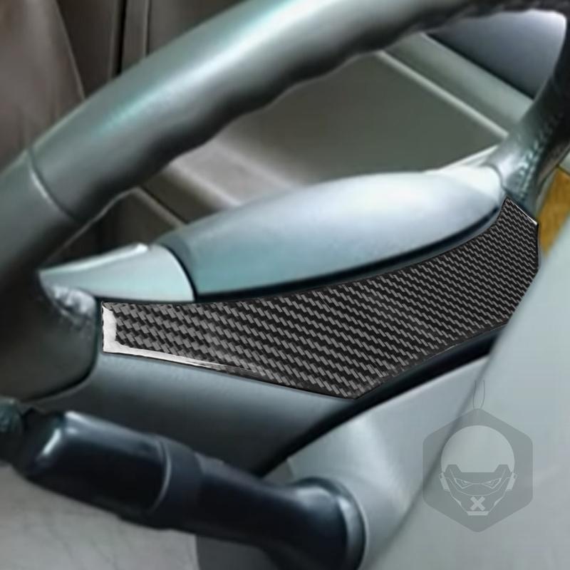 Real Carbon Fiber Car Accessories Steering Panel Cover Soft Sticker For Toyota Camry 6th Gen XV40 2006 2007 2008 2009 2010 2011