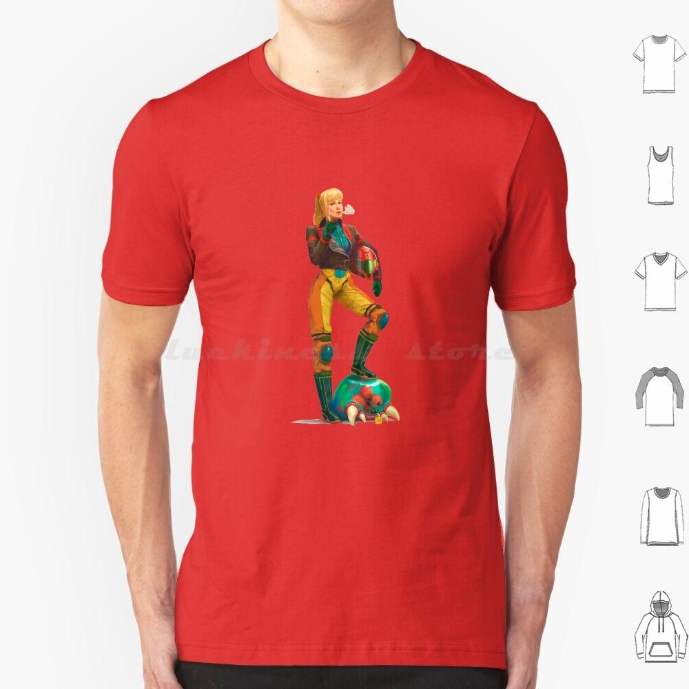 Metroid T-Shirt Herren Damen Kinder   Samus Metroid Spiel Videospiel Retro Zähes Küken Samus Aran Damen Stark Dread Weltraum-Pirat