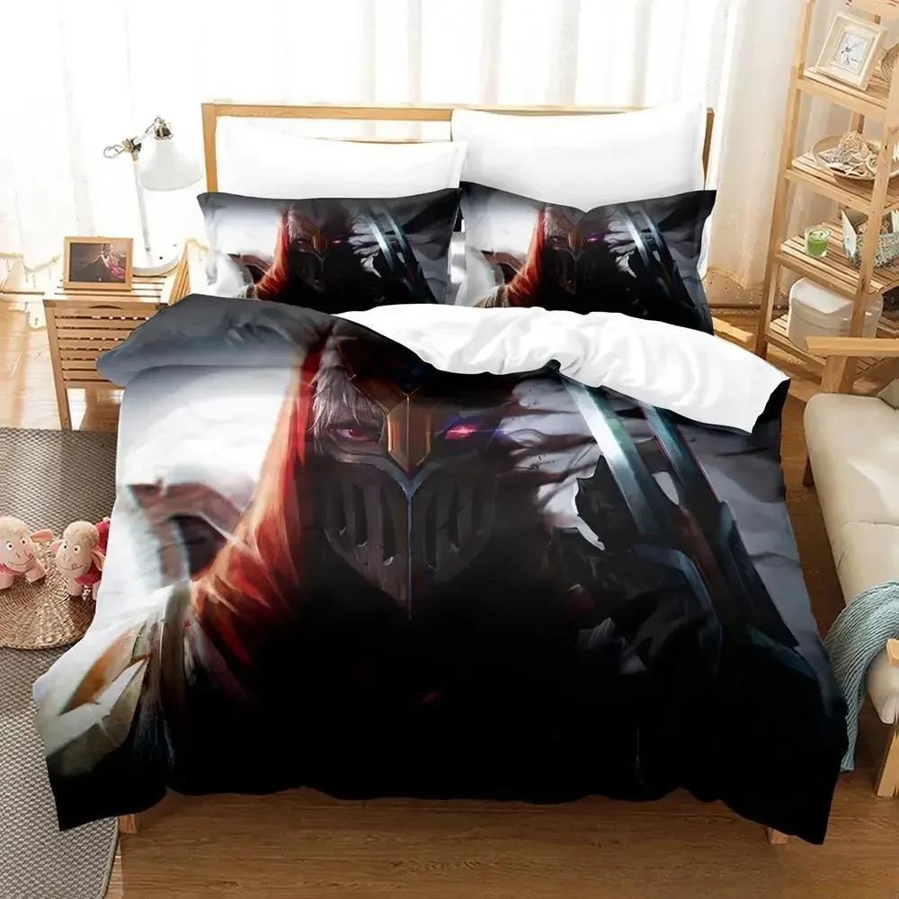 Home textile Game ZED Bedding Set Single Twin Double Queen King Cal King Size Bed Linen Set