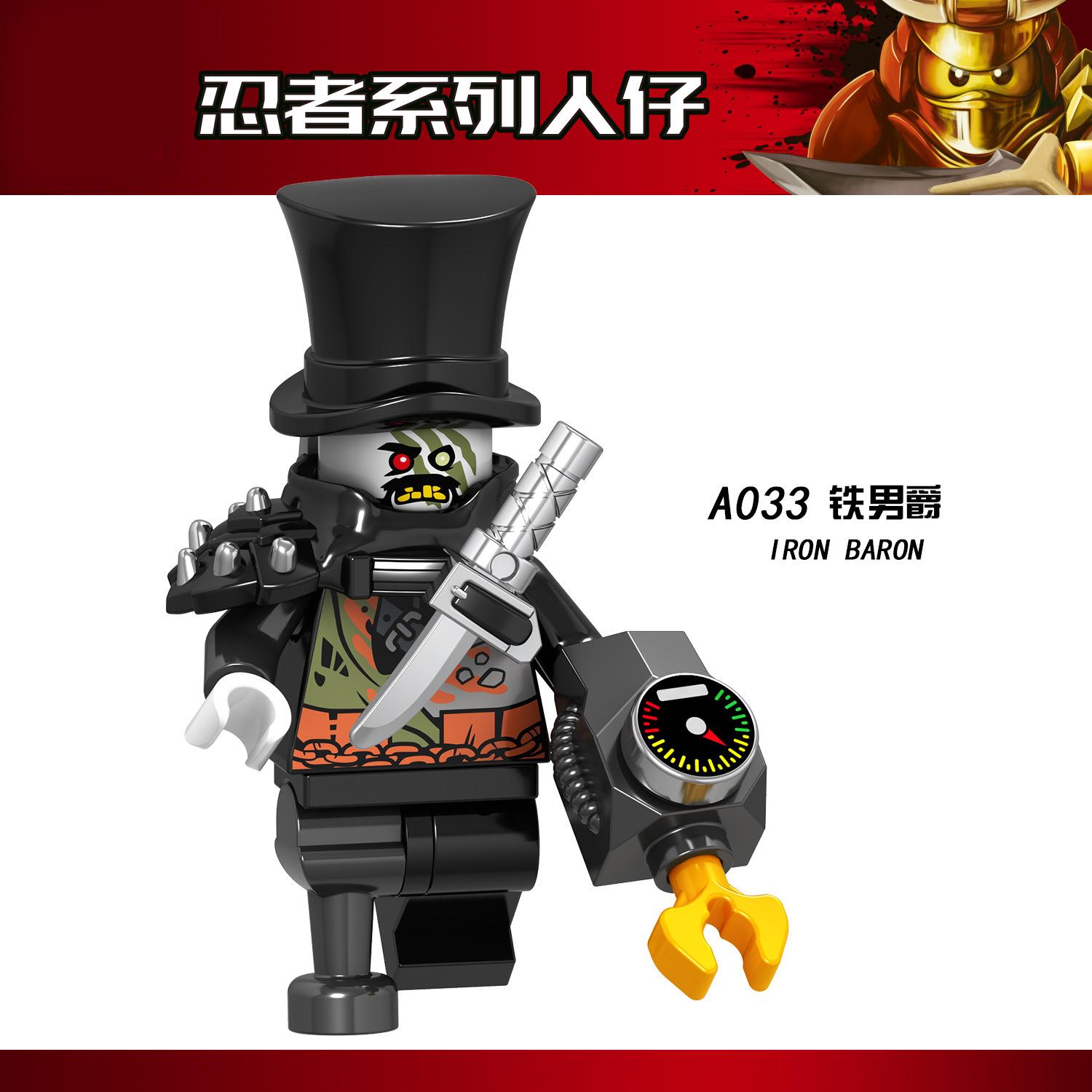 

Фигурки ниндзя Джей Кай Ллойд Ния Зейн Коул Самурай X Мастер Ву Набор строительных блоков Набор ниндзя Фильм Действие A033