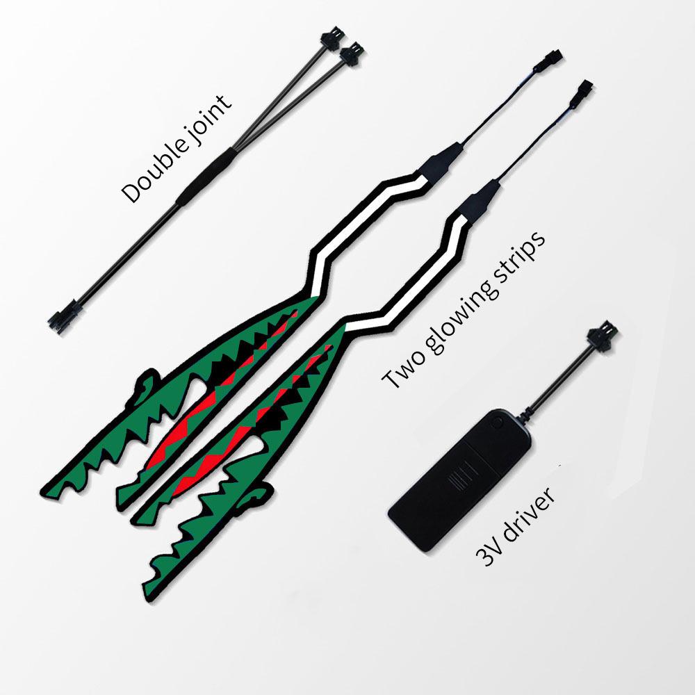 New Motorcycle Helmet Light Riding Signal EL Strip Kit Bar DIY Helmet Led Strip Reflector Cold Light Fil Capacete De Moto part