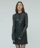 Beleudemaleu Italian Napa Lambskin Bustier Dress