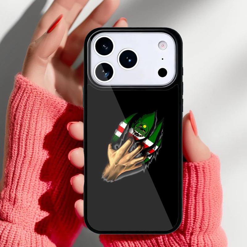 Chechen Chechnya Flag Phone Case for iPhone 17 16 15 14 13 Pro Max Back Cover for 12 11 Pro Coque