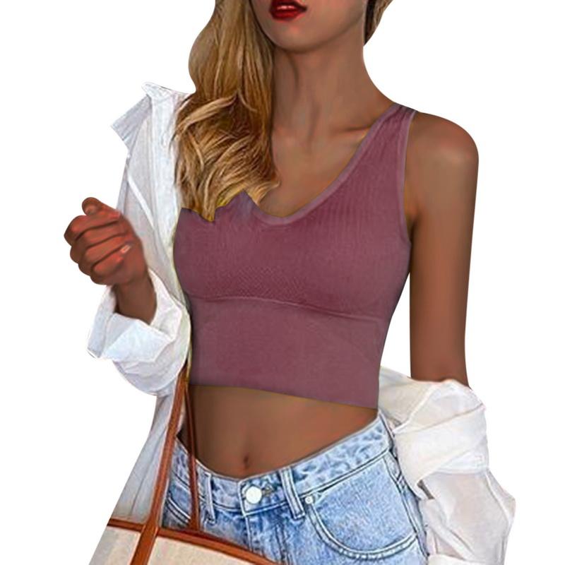 

Женский спортивный бюстгальтер, сексуальные дышащие спортивные топы, нижнее белье для фитнеса, жилет для бега, спортзала, спортивная одежда, укороченный топ с пуш-ап розы красного