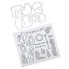 Przezroczysty Stempel do Tworzenia Pieczęci TPR Forma do Tworzenia Stempli Tłoczony Papier do Scrapbookingu Materiały do Rękodzieła