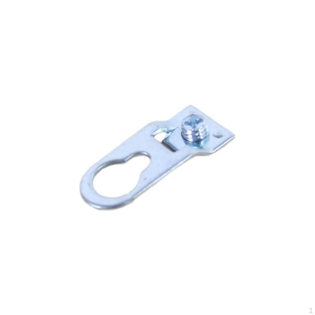 Aluminum Alloy Picture Hanging Kit, Serrated Frame Hangers, Hidden Wall Mount, Stable Hold, Metal