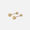 Youngglow 14k Texture Ball Piercing (2type)