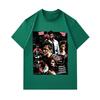 Men's 100% Cotton Crew Neck Short Sleeve T-Shirt, Fight Club Movie Vintage Retro Graphic Print Casual Comfortable Tee for Daily Street Wear