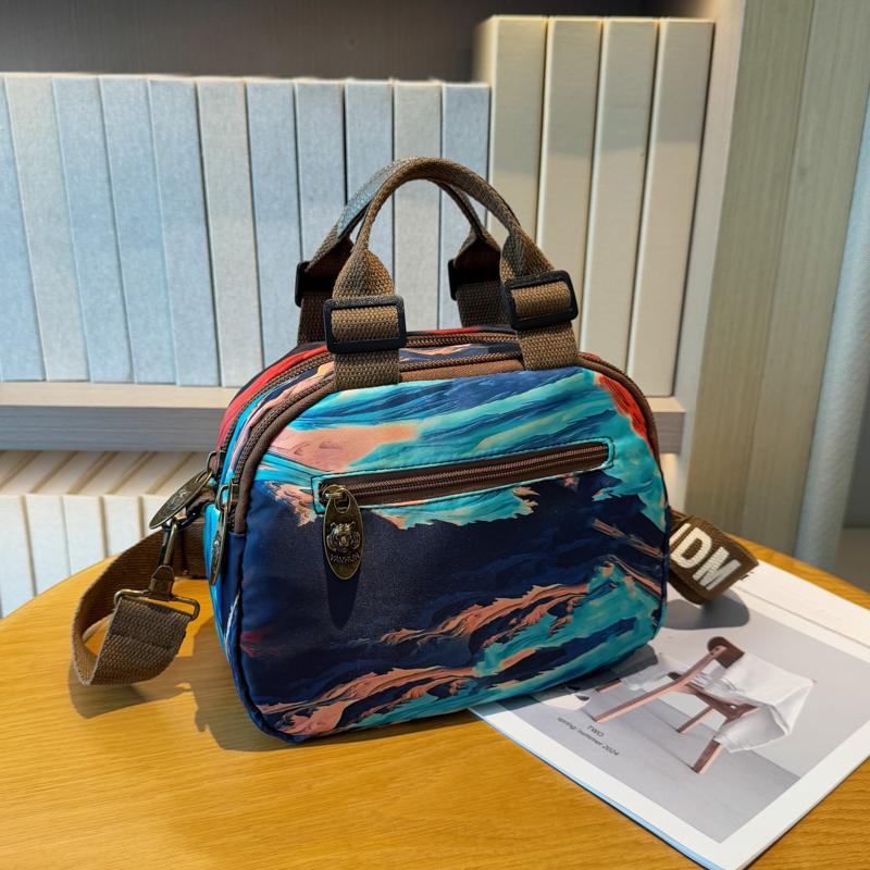 Casual Women Cross Body Small Messenger Bag Ladies Printing Handbag Shoulder Over Bags Fashion Women'S Lightweight Underarm Bag