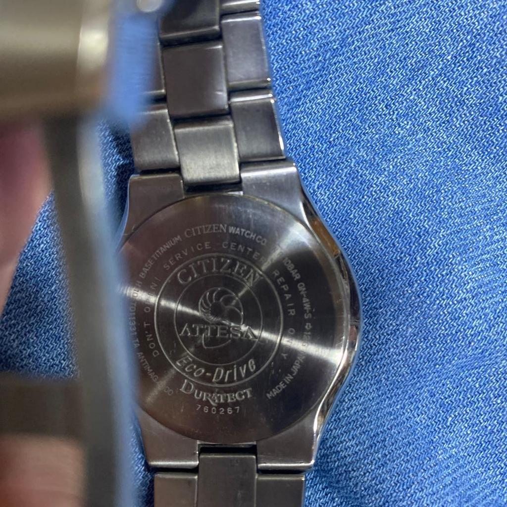 Used CITIZEN ATTESA Eco-Drive Radio Watch Citizen Solar