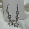 Cross-Border New Fashion Star Earrings: Hollow Five-Pointed Star Accessories for Women