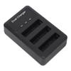 3er-Pack Akkuladegerät für NP BG1 Micro-USB Digitalkamera-Akkuladegerät mit LCD-Leistungsanzeige für Reisen