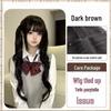 Charming Twin Tails Lolita Wig - 75cm Full Head Set for Girls