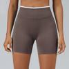 Seamless Colorblock Yoga Shorts For Women With Quick Dry Fabric For Running And Fitness