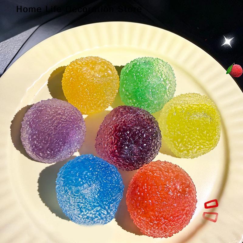 Sensory Stress Reliever Reusable Slushie Squeeze Ball with Crunchy Crackling Noise Creative Moldable Fidget Putty for Kids Adult