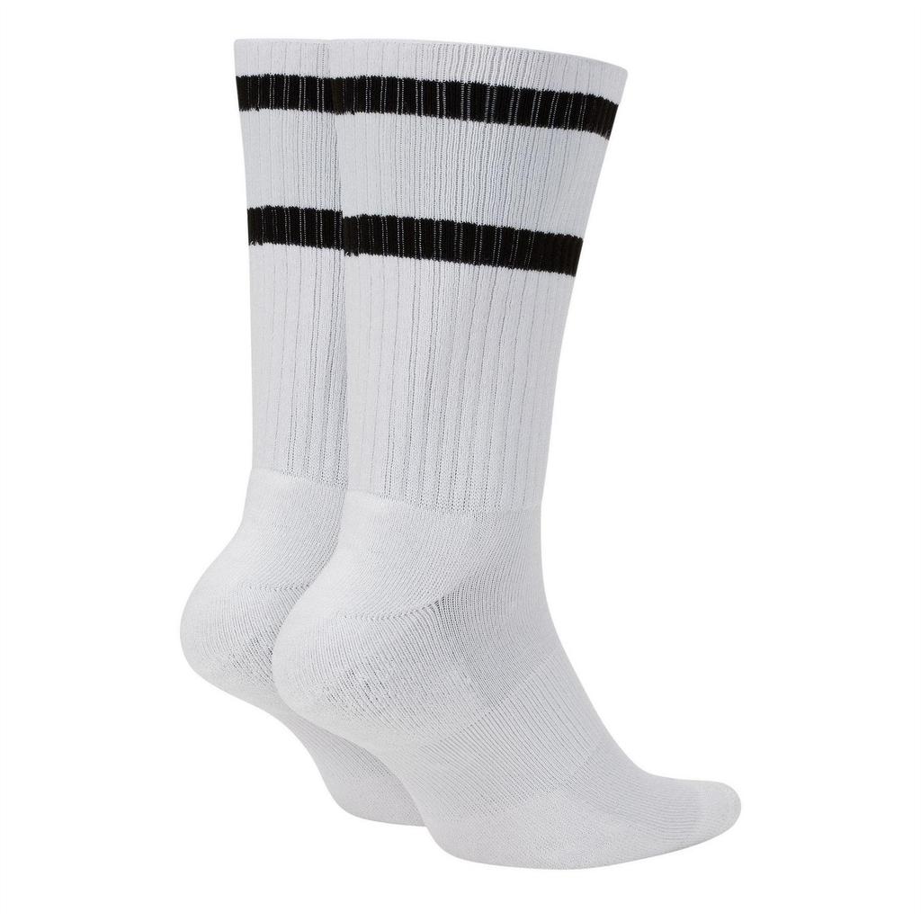 Nike Unisex Adult Heritage Embroidered Logo Crew Socks (Pack of 2)