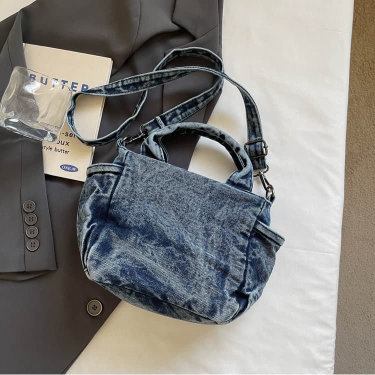 Retro Denim Mini Tote Bag Hand Bag