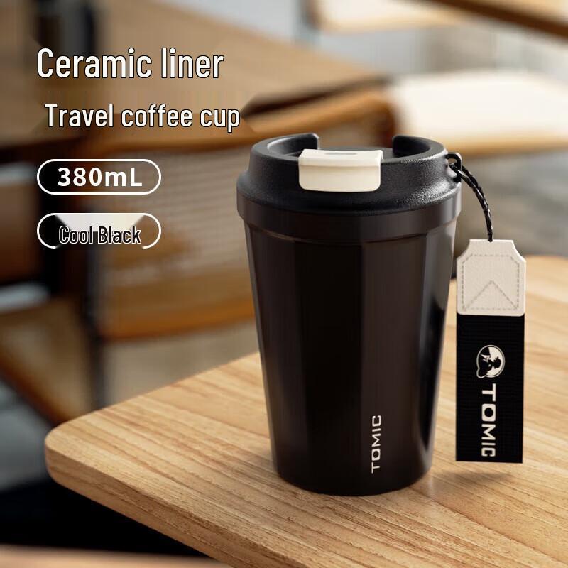 TOMIC Ceramic Lined Insulated Coffee/Water Bottle