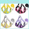 Breathable Pet Harness With Reflective Straps For Small Dogs And Cats