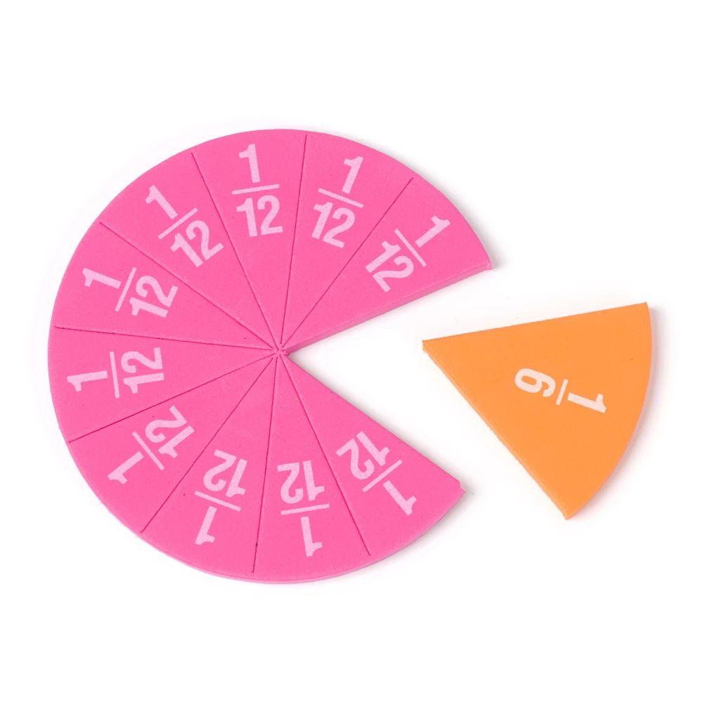 Math Teaching Toy Montessori Educational Fraction Instrument Demonstrator Fraction Educational