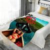 American Horror Story Throw Thick Flannel Blanket Lightweight Warm Cozy Skin-Friendly Throw for Sofa Bed Office Winter Use