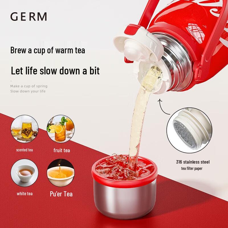 Germ Coca-Cola 316SS 800ml Insulated Water Bottle