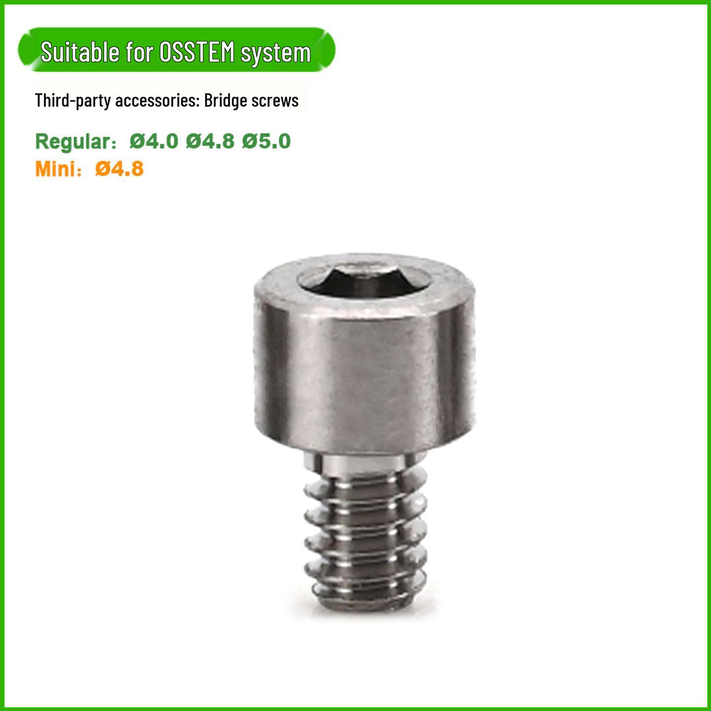 Ivoclar ICX Composite Bridge Screw for Full Arch Denture Restoration