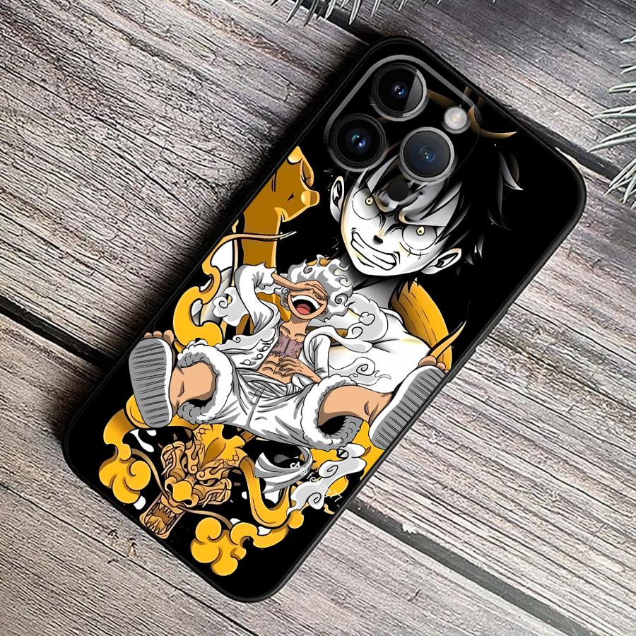 Anime One Piece Luffy Case for Apple iPhone 11 13 Pro SE 15 14 XR 16e 8 Plus XS X 16Pro Max 12 Mini 7 6s Soft Cover