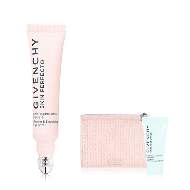 Skin Perfecto Eye Cream 15ML Set (+ Skin Resource Velvet Cream 7ML + Pink Flat Pouch)