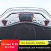 QHCP Car Engine Lock Buckle Cover Protective Engine Hood Latch Trims ABS Fits For Lexus RX350H + NX 260H - Accessory