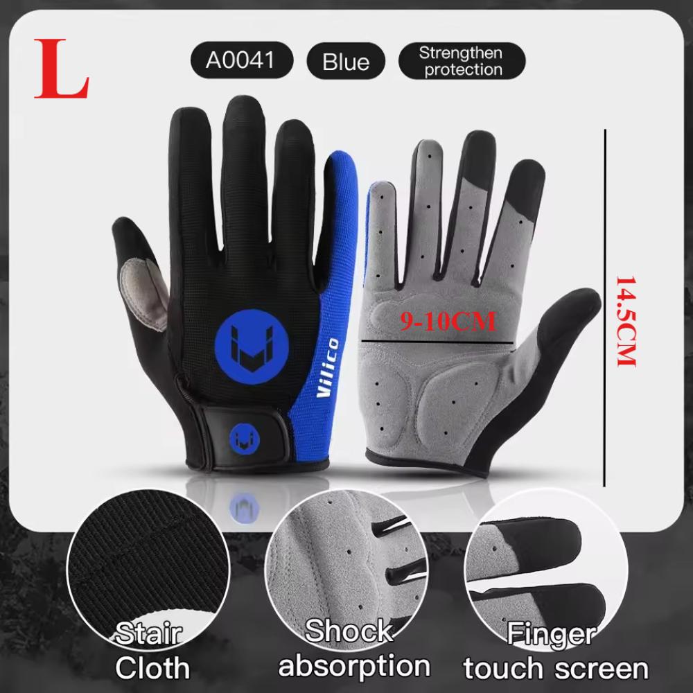 Outdoor Cycling  Road Cycling  Sports  Shock Absorption  Half Finger  Breathable Sun Protection Gloves