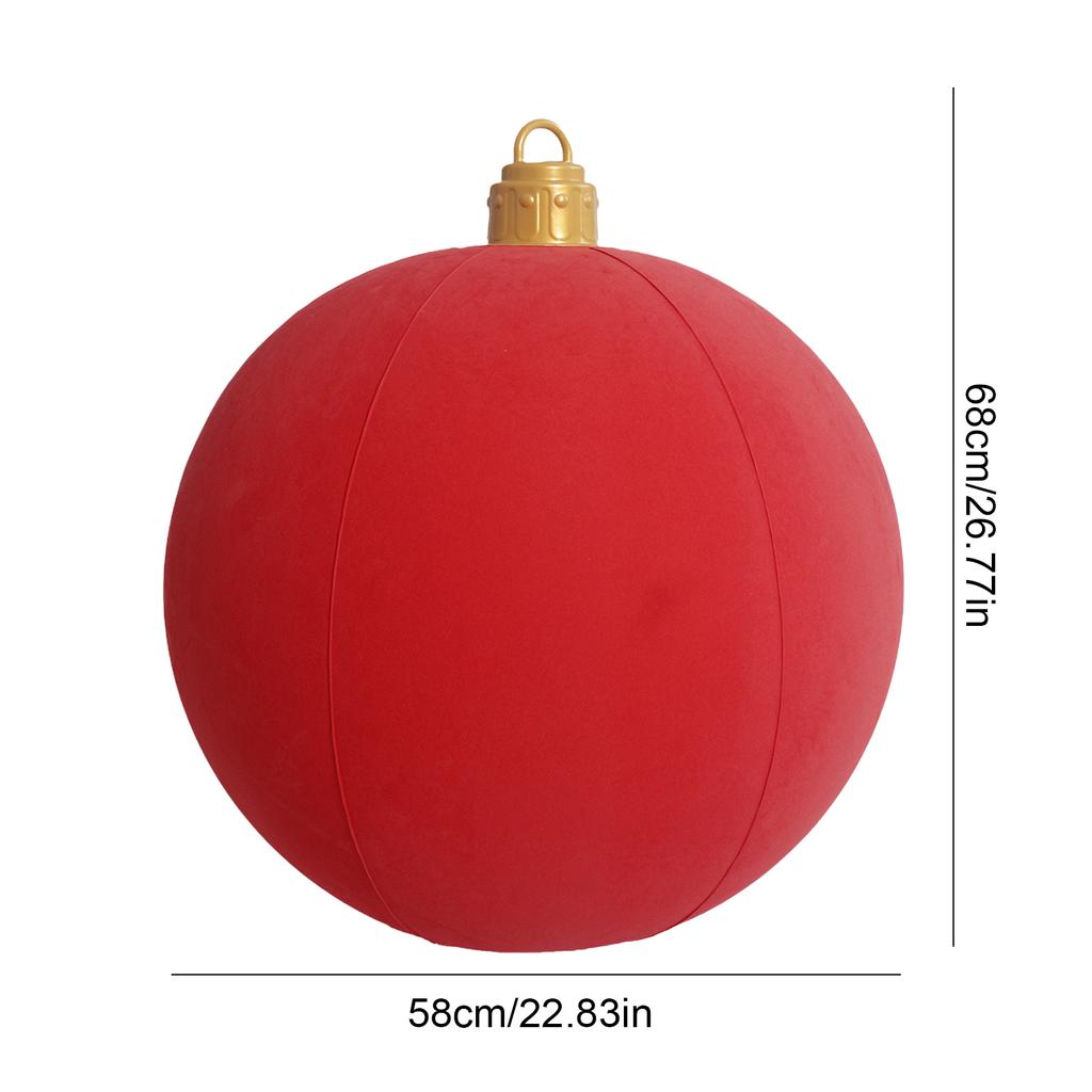 Christmas Inflatable Ball PVC Bell Giant Inflatable Balls Christmas Decorations for Home Xmas New Year Outdoor Balloon Decor