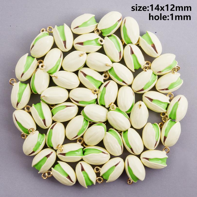 2pcs Colorful Enamel Food Charm Diy Strawberry Chilli Pepper Coffee Metal Pendant Charms For Jewelry Making Necklaces Bracelets