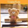 Adorable Plush Teddy Bear Keychain With Soft Pp Cotton Stuffing And Cute Bunny Charm