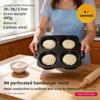 French Style Nonstick Bakery Mold With Punctured Loaf And Hot Dog Buns For Home Baking