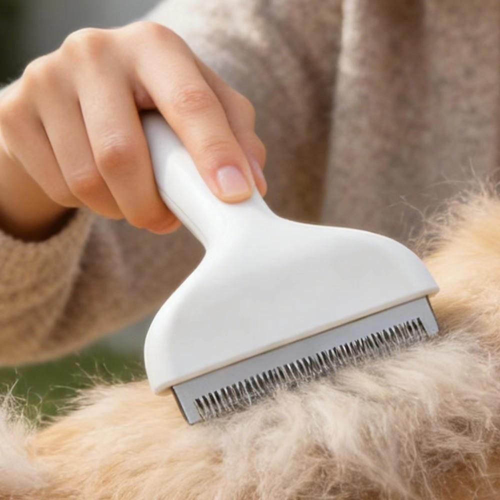 Fine Tooth Cat Hair Removal Comb No Hurt Pet Hair Clipper  Pet Massage Cleaning