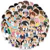 64-Piece Kamen Rider Japanese Character Stickers for Journals, DIY Crafts, and Phone Cases