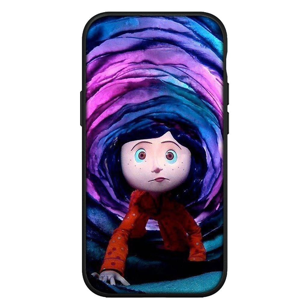 

для iPhone 16 15 X XR Samsung Galaxy S24 S23 Plus Xiaomi Redmi Note 13 12 11 Pro Max 9 10 14 13C 12C OPPO Huawei чехол Коралины мультфильм телефон чехол for Huawei P30 Lite аэро