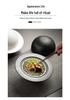 Ceramic Stewing Pot with Lid - Sea Cucumber, Abalone, and Dessert Bowl Plate for Private Kitchens and Restaurants.