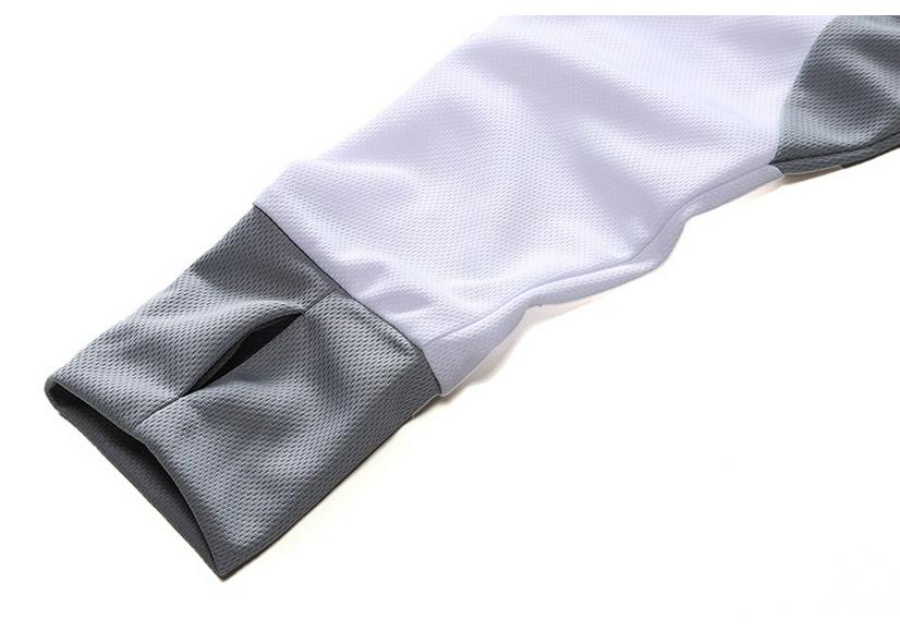 Men's Breathable Sun Protection Fishing Apparel - Thin, Sweat-Wicking, Mesh Design for Summer.