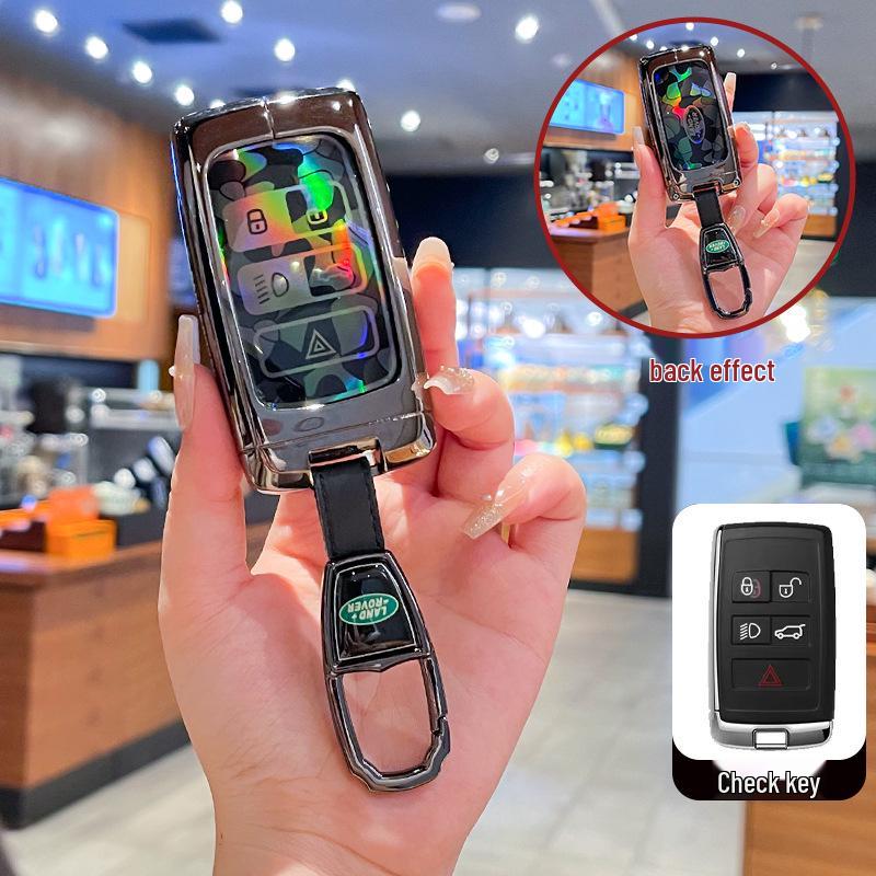 Land Rover Range Rover Key Case for 2013-2025 Models - High-End Sport Version with Metal Buckle Shell