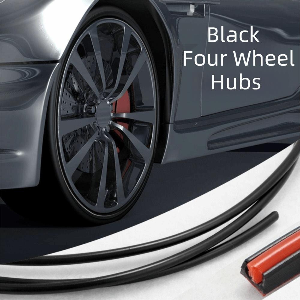 Universal Fit Wheel Hub Decorative Strip Anti-Scratch Tire Protective Ring  Tire Modification