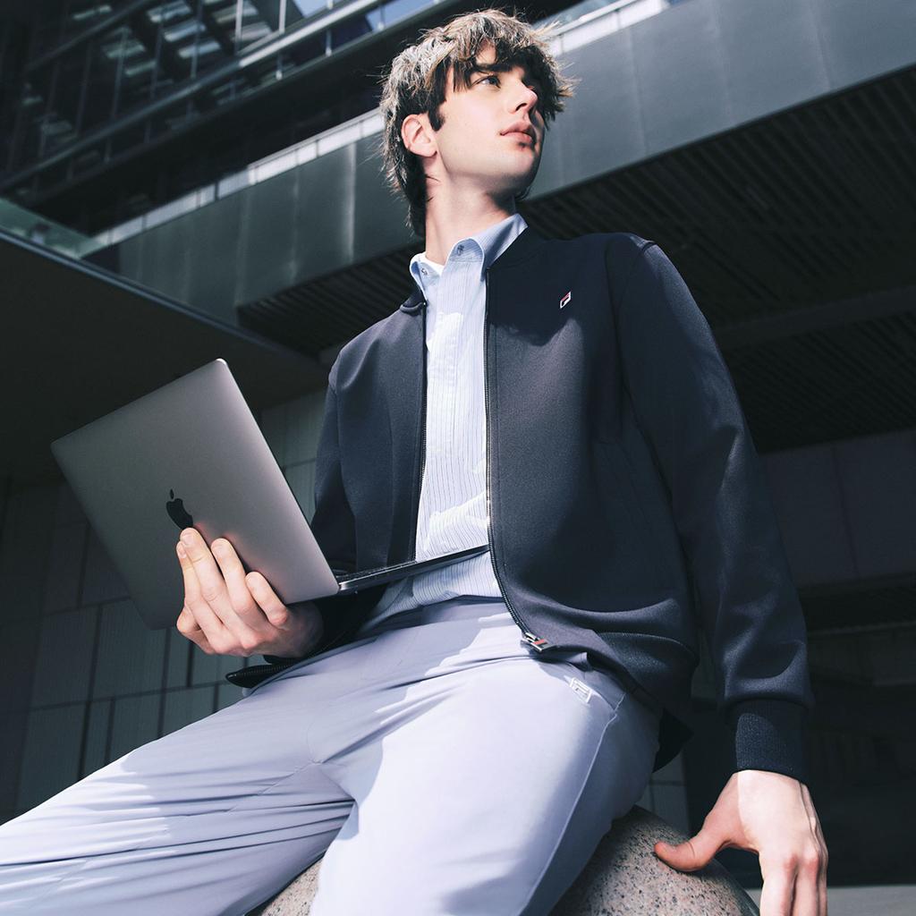 New FILA HERITAGE Jacket Men's Legend Blue F51M538501F-NV