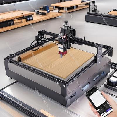 20W / 40W Hochleistungs-Lasergravurmaschine, gesteuert über mobile APP, Kompakte Zwei-Achsen-Gravur für kleine Projekte