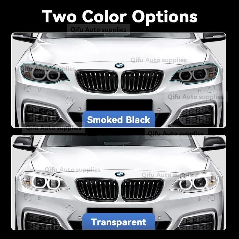 For BMW Serie 2 F22 F23 2014- Car Headlight Protective Film TPU Pre Cut Anti-Scratch Headlight Vinyl Film Accessories