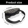 Breathable PU Leather Face Cover For 3 VR Headsets Adjustable Comfort 3D Printed Frame Enhanceds Ventilation