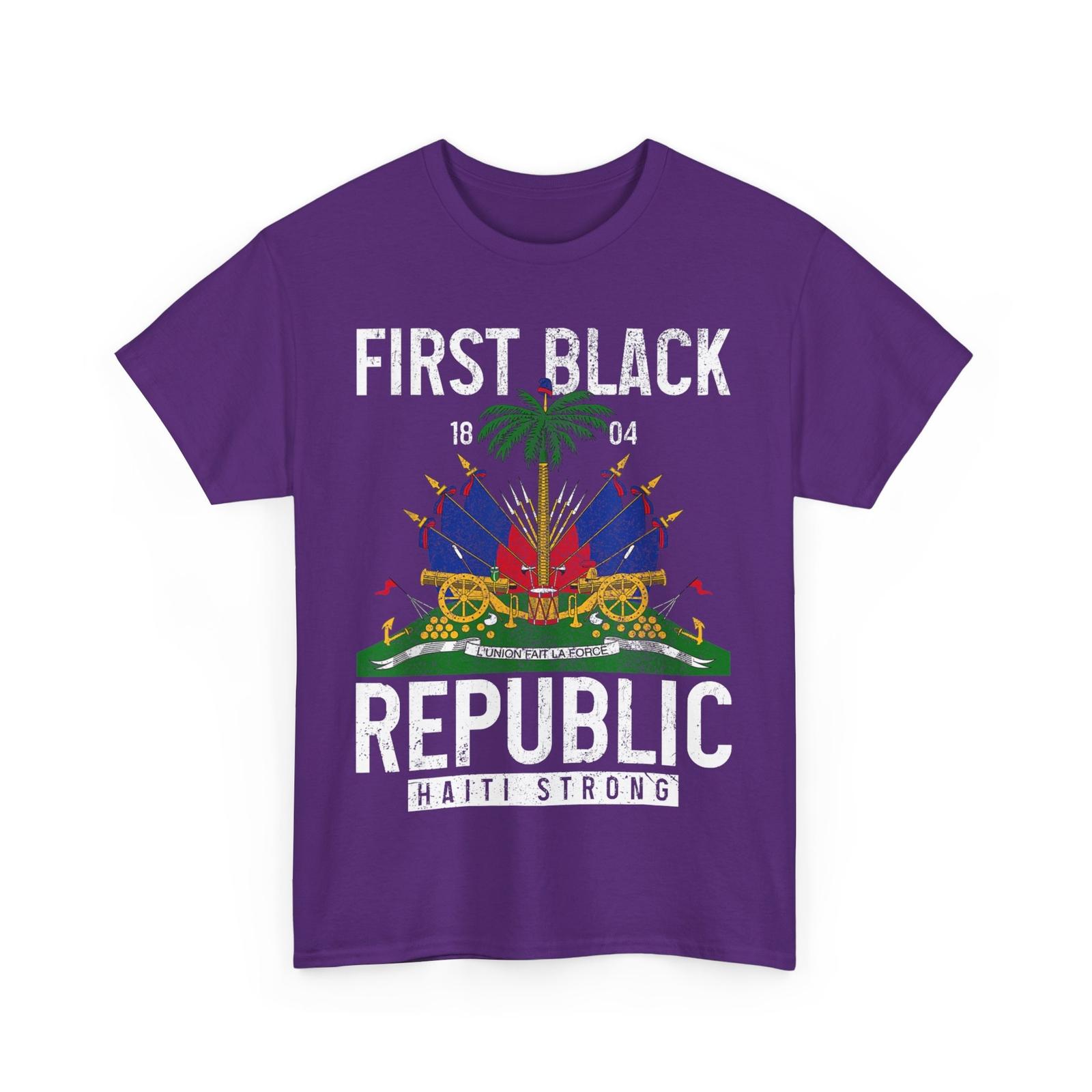 Haiti T-Shirt, Haitian Flag Day Men Proud T-Shirt XXL